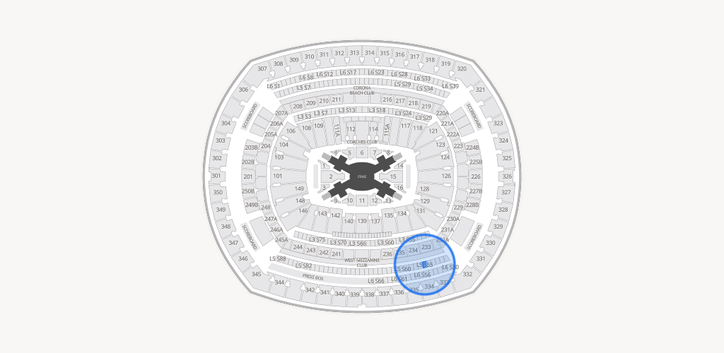 MetLife Stadium Seating Chart