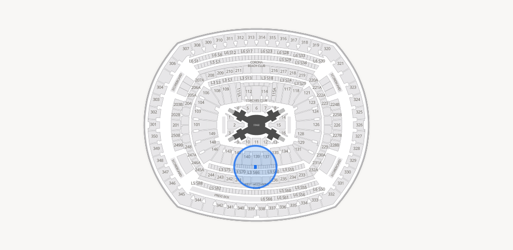 MetLife Stadium Seating Chart