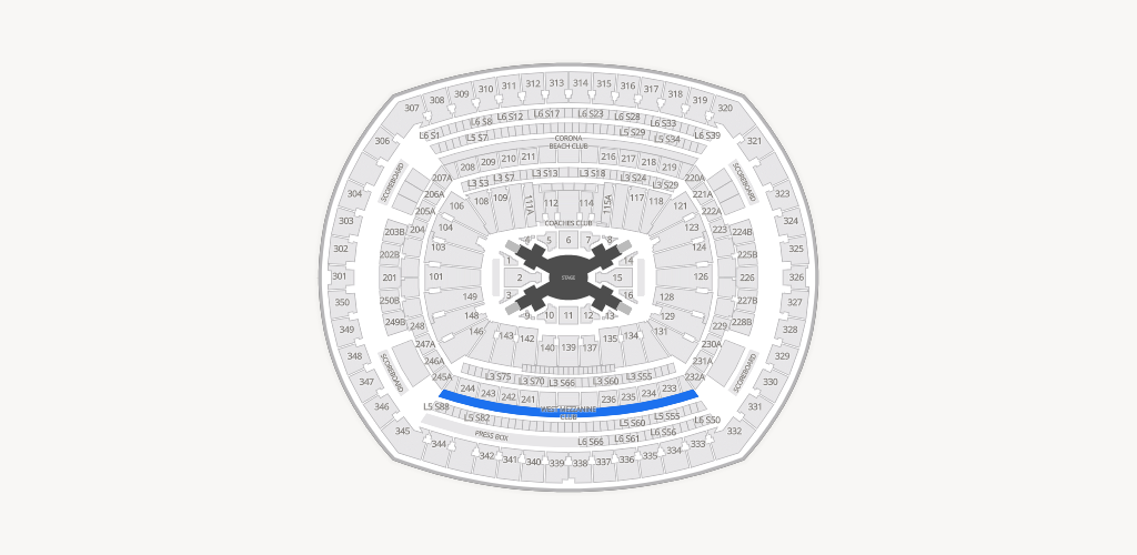 MetLife Stadium Seating Chart