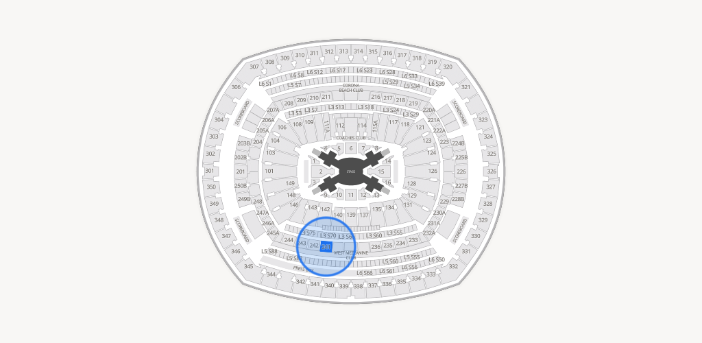 MetLife Stadium Seating Chart