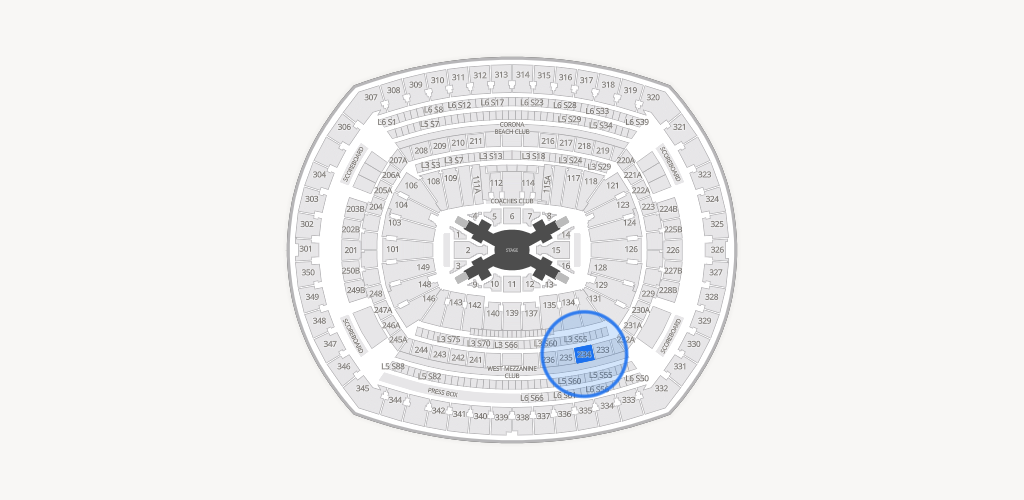 MetLife Stadium Seating Chart