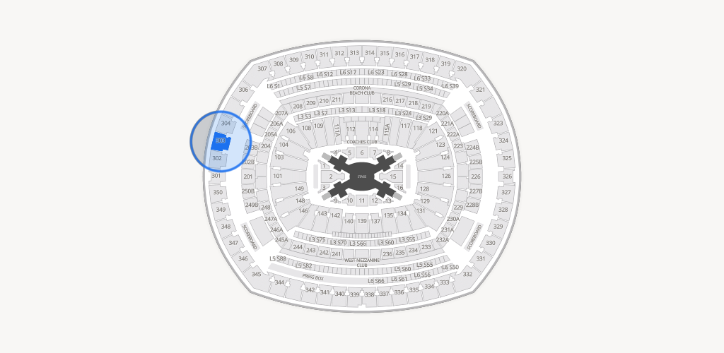 MetLife Stadium Seating Chart