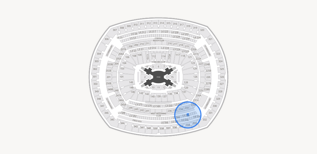 MetLife Stadium Seating Chart