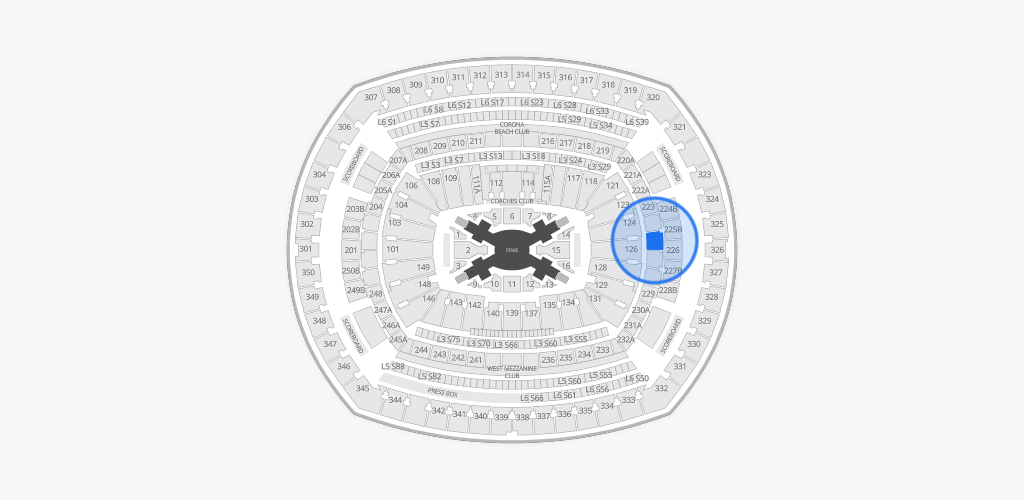 MetLife Stadium Seating Chart