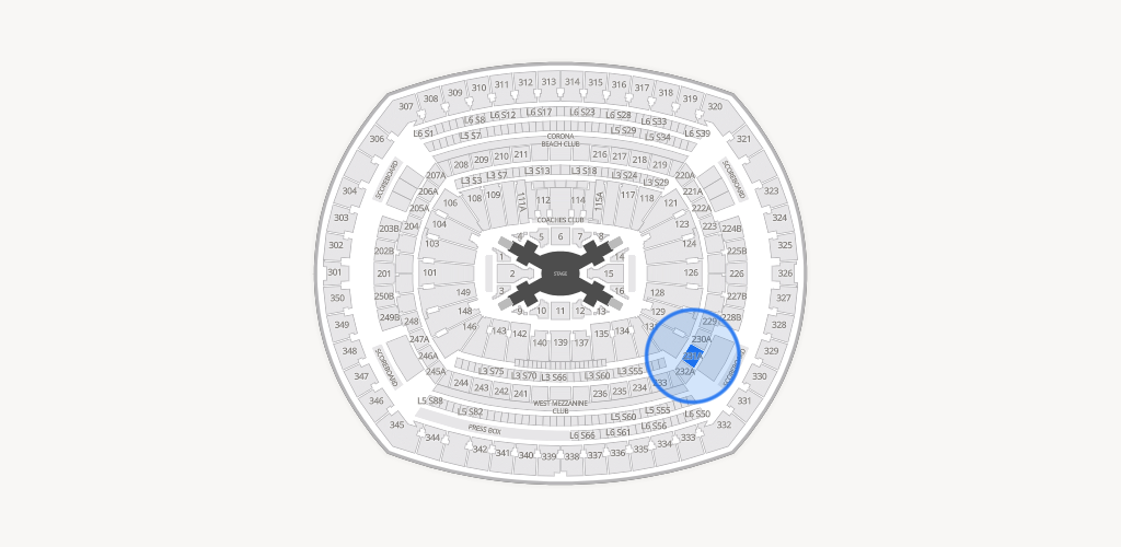 MetLife Stadium Seating Chart