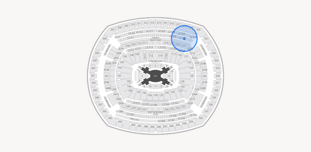 MetLife Stadium Seating Chart
