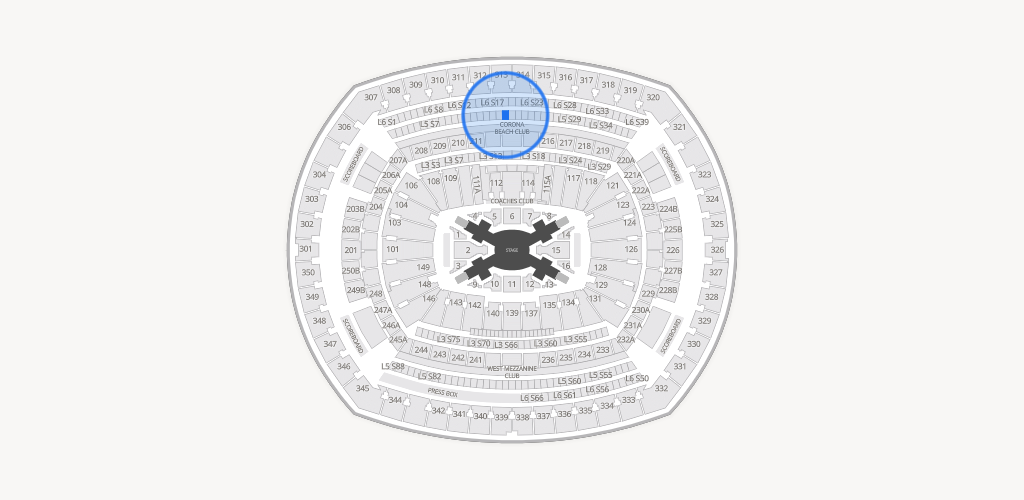 MetLife Stadium Seating Chart