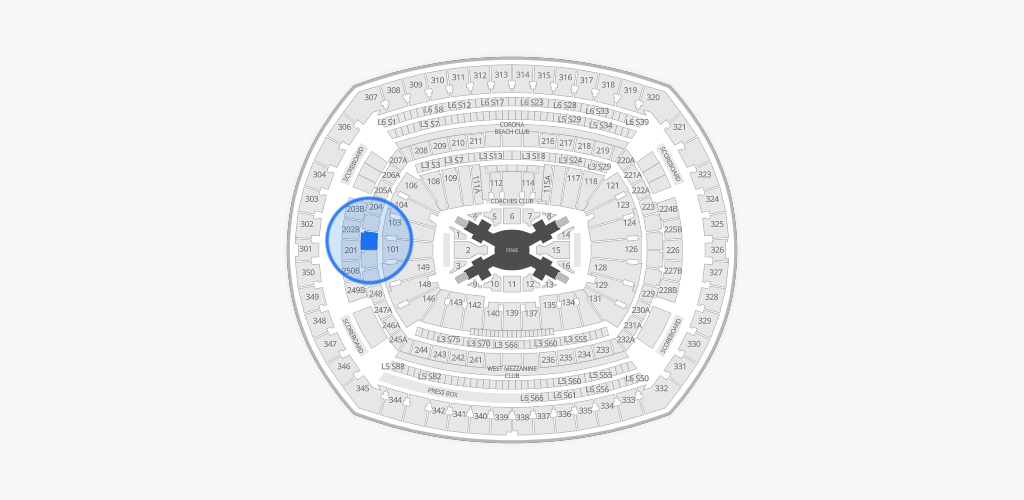 MetLife Stadium Seating Chart