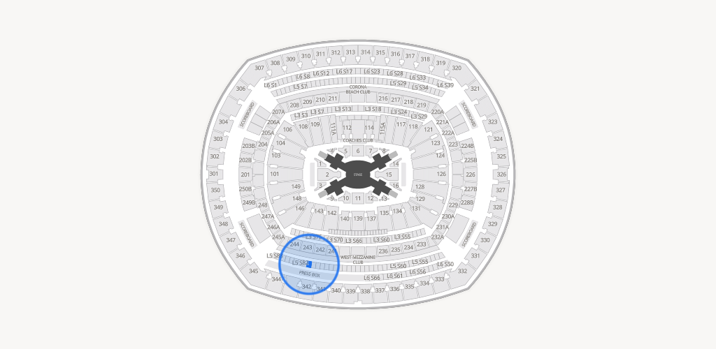 MetLife Stadium Seating Chart