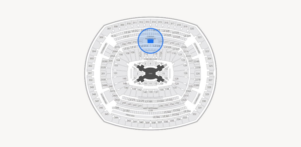 MetLife Stadium Seating Chart
