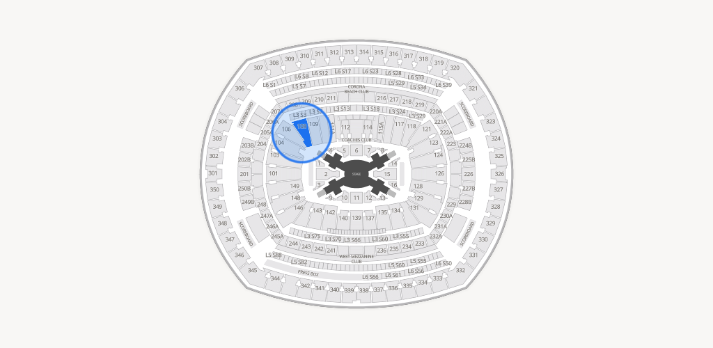 MetLife Stadium Seating Chart
