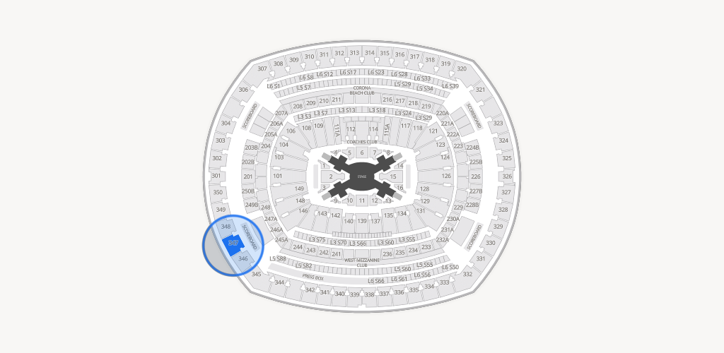 MetLife Stadium Seating Chart