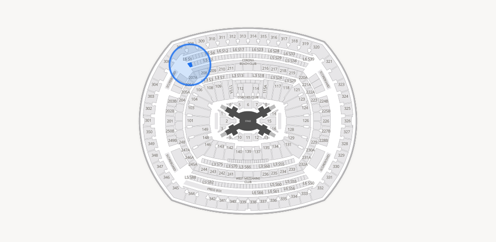 MetLife Stadium Seating Chart