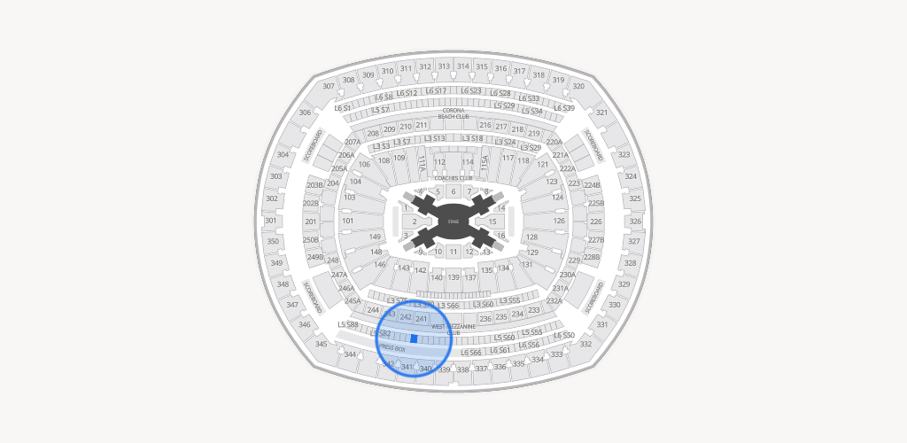 MetLife Stadium Seating Chart