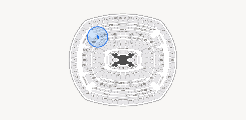 MetLife Stadium Seating Chart