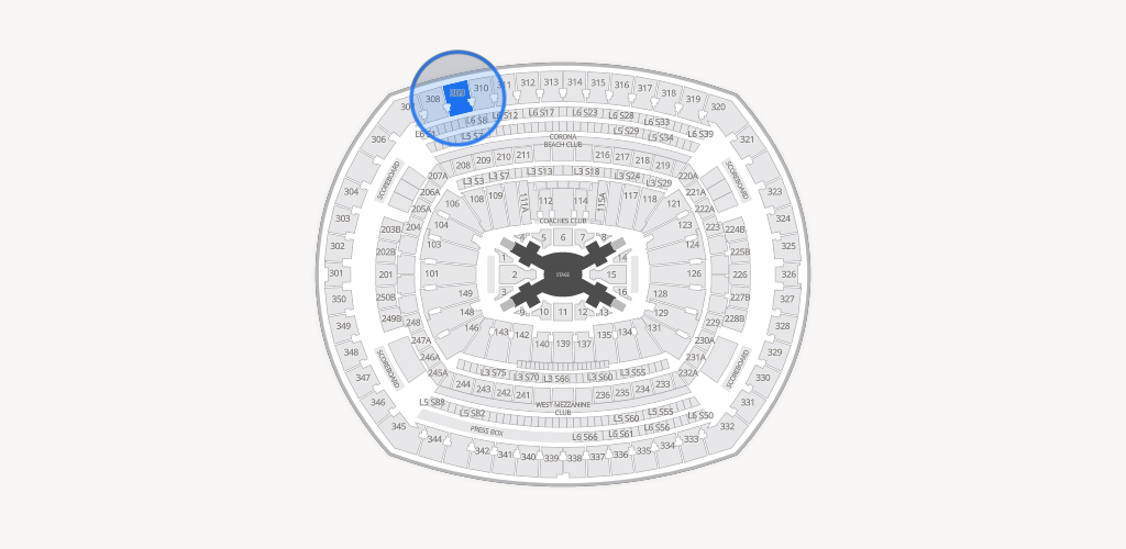 MetLife Stadium Seating Chart