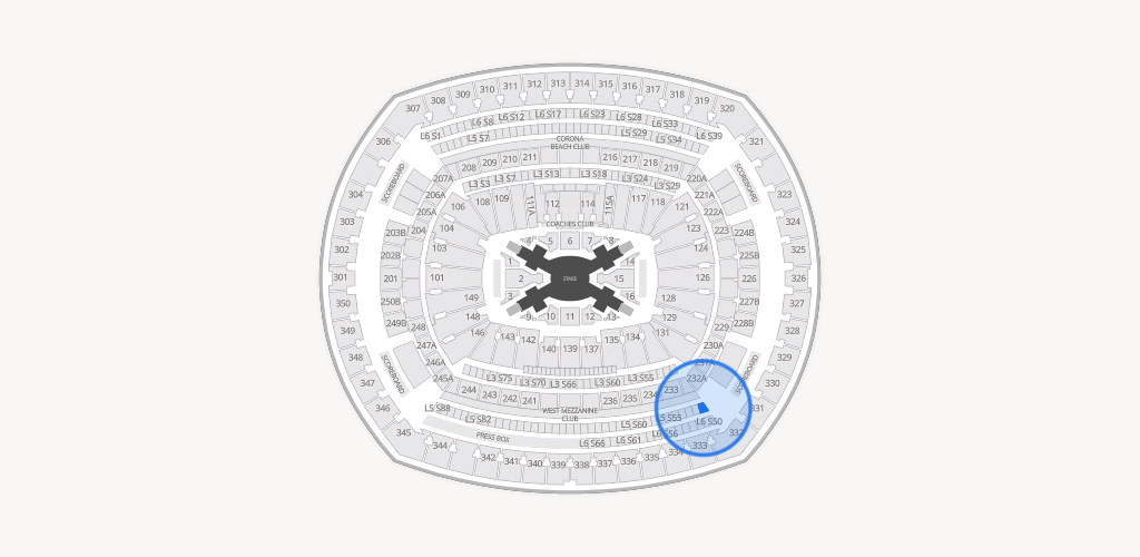 MetLife Stadium Seating Chart