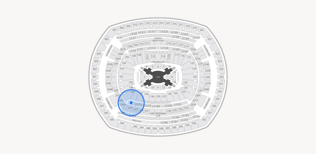 MetLife Stadium Seating Chart