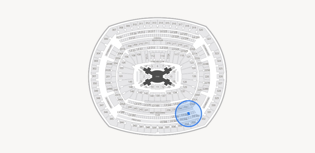 MetLife Stadium Seating Chart