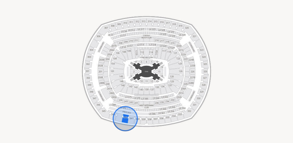 MetLife Stadium Seating Chart