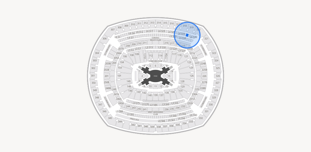 MetLife Stadium Seating Chart