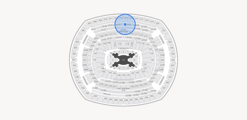 MetLife Stadium Seating Chart