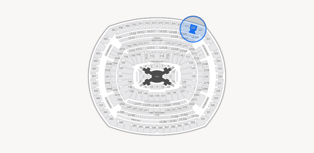 MetLife Stadium Seating Chart