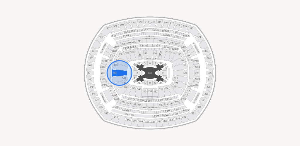 MetLife Stadium Seating Chart