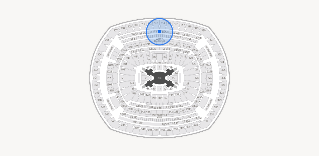 MetLife Stadium Seating Chart