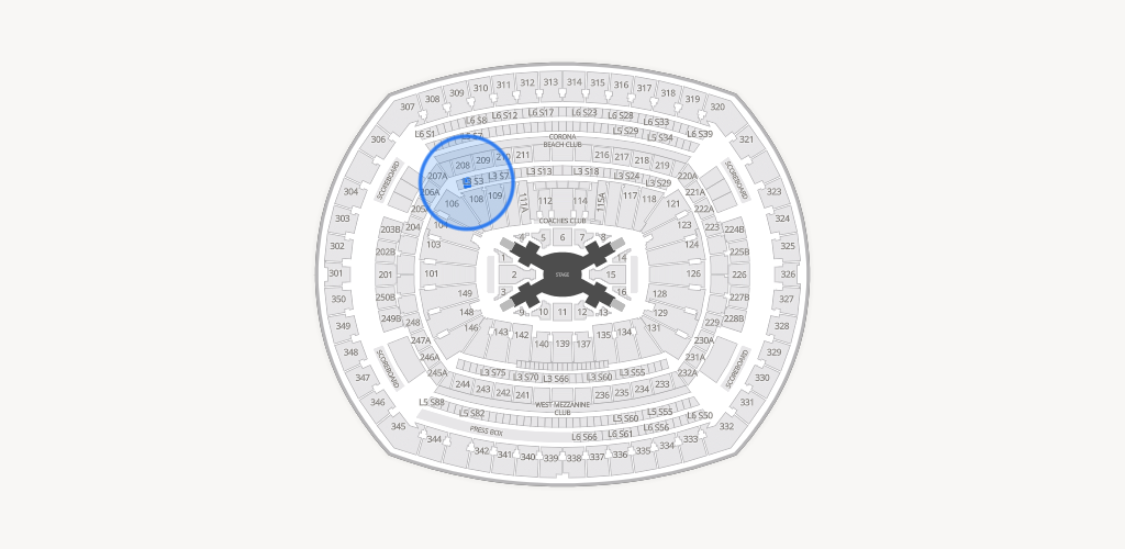 MetLife Stadium Seating Chart