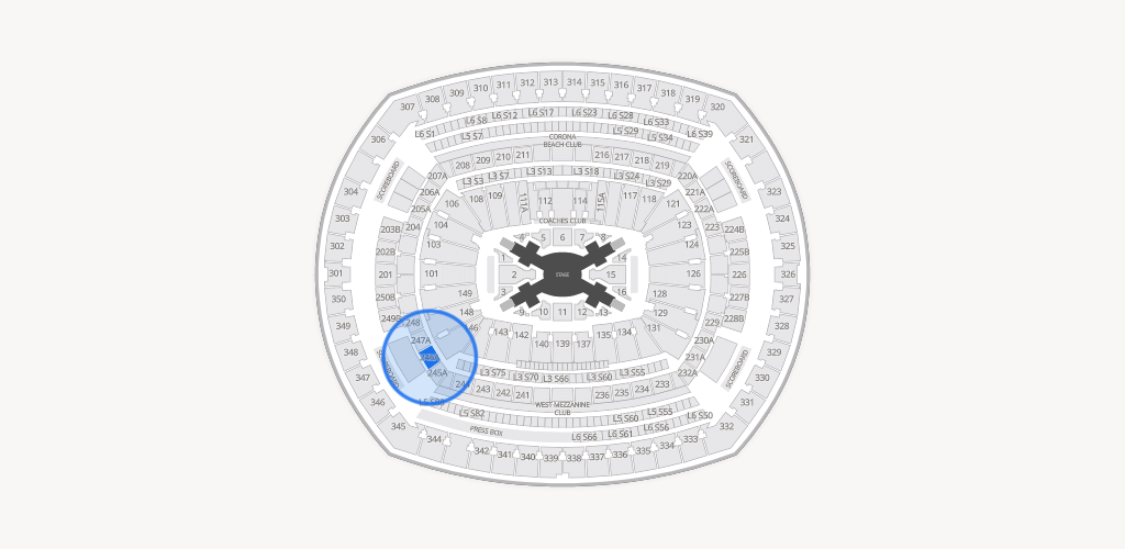 MetLife Stadium Seating Chart