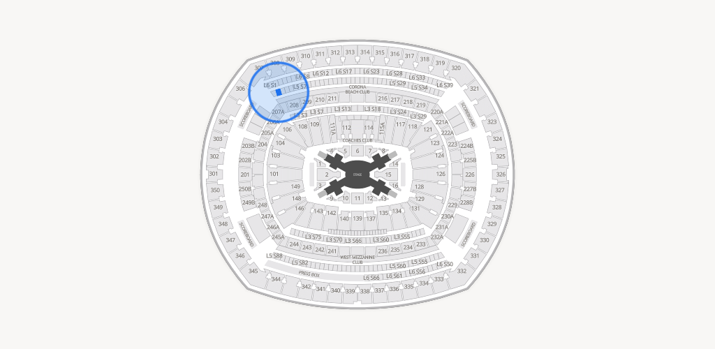 MetLife Stadium Seating Chart