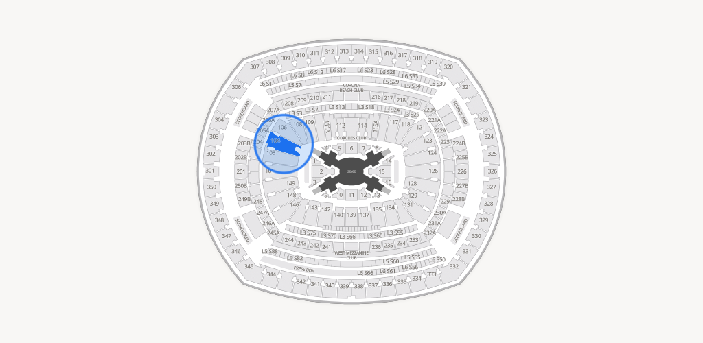 MetLife Stadium Seating Chart