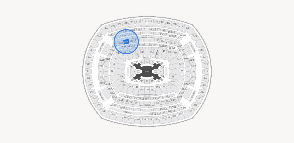 MetLife Stadium Seating Chart