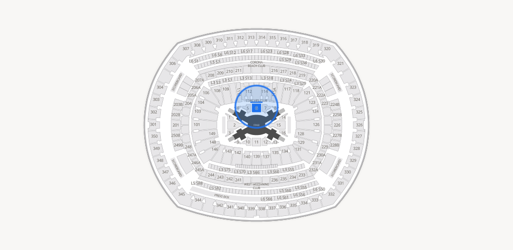MetLife Stadium Seating Chart