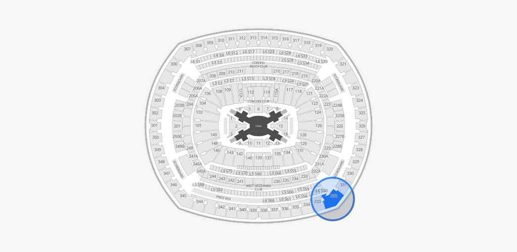 MetLife Stadium Seating Chart