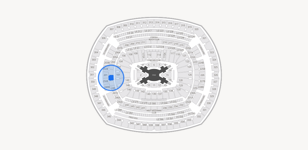 MetLife Stadium Seating Chart