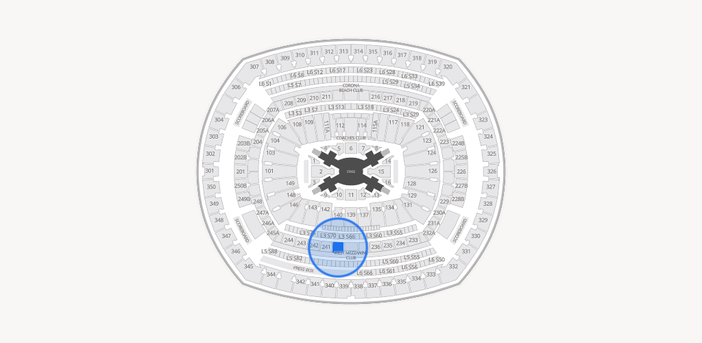 MetLife Stadium Seating Chart
