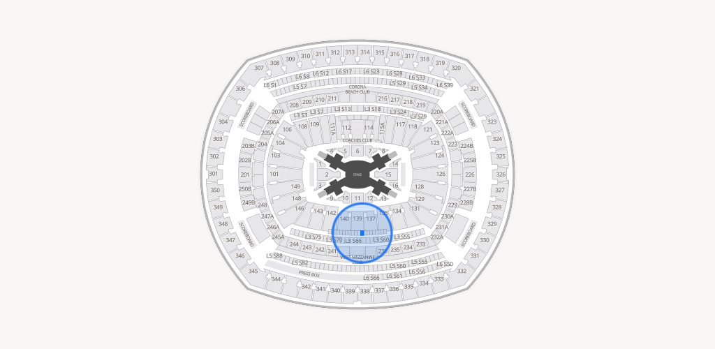 MetLife Stadium Seating Chart
