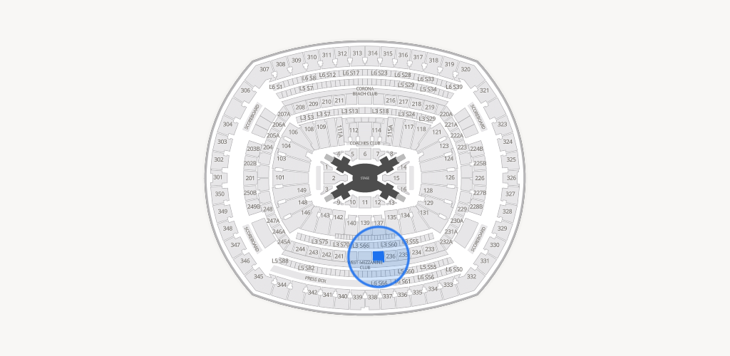 MetLife Stadium Seating Chart