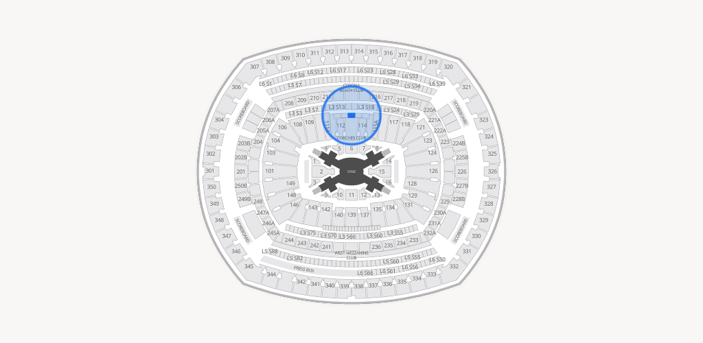 MetLife Stadium Seating Chart