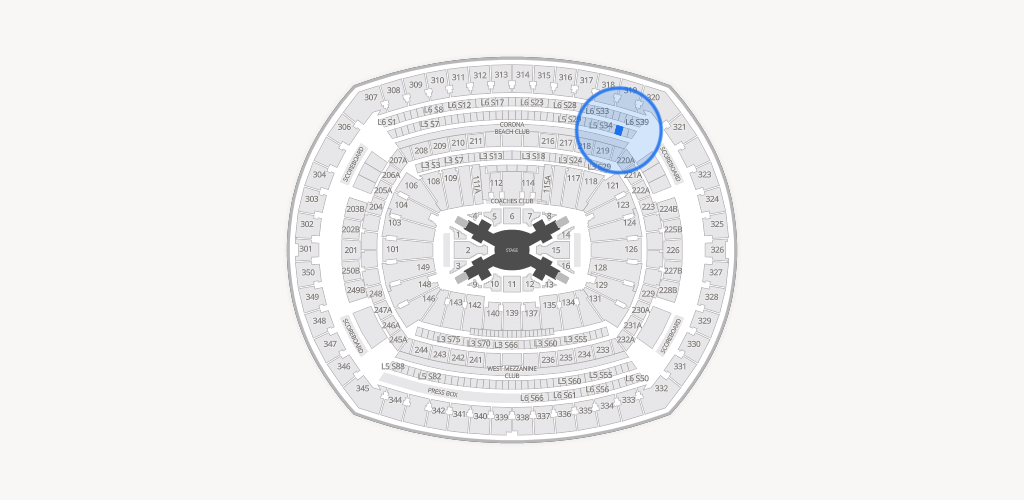 MetLife Stadium Seating Chart