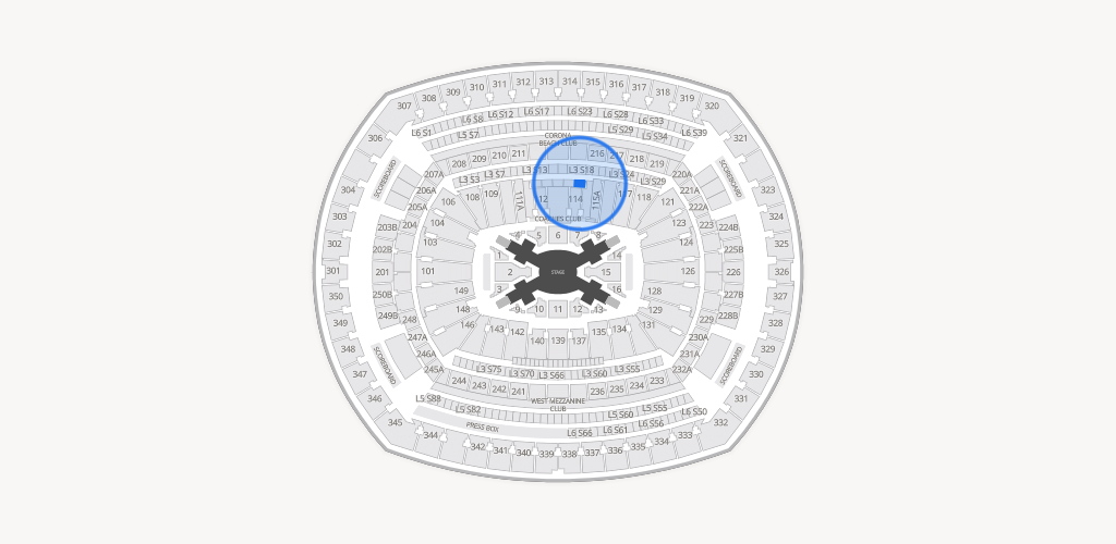 MetLife Stadium Seating Chart