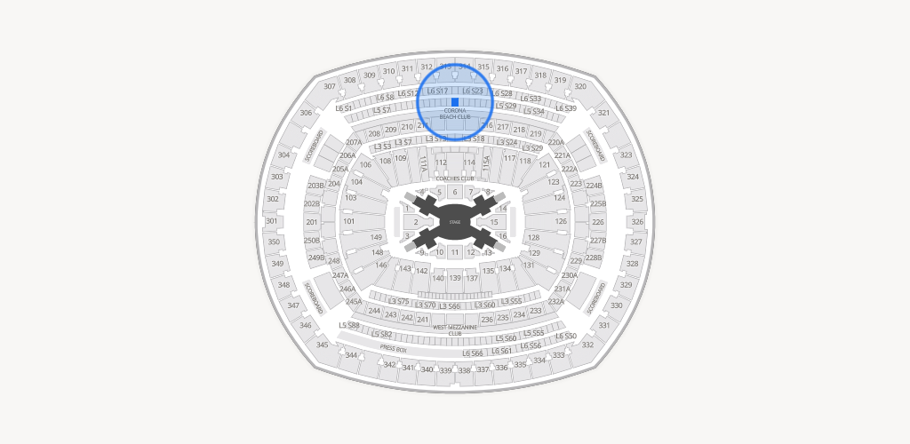 MetLife Stadium Seating Chart