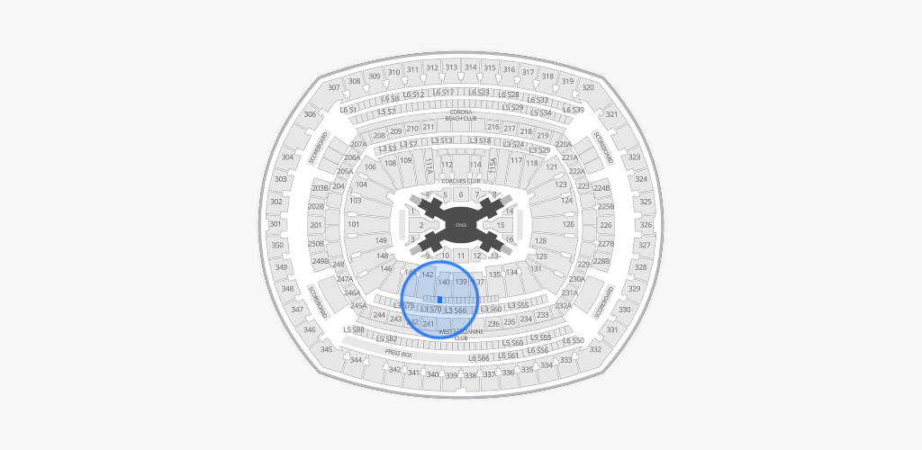 MetLife Stadium Seating Chart