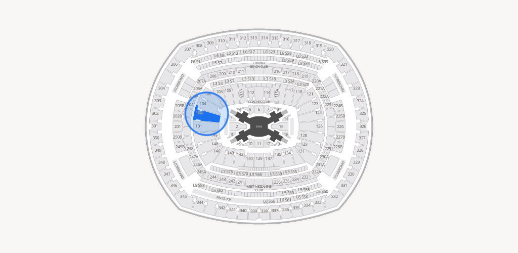 MetLife Stadium Seating Chart