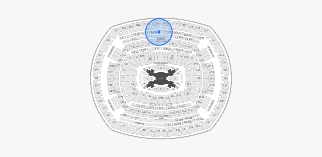 MetLife Stadium Seating Chart