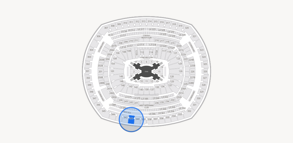 MetLife Stadium Seating Chart