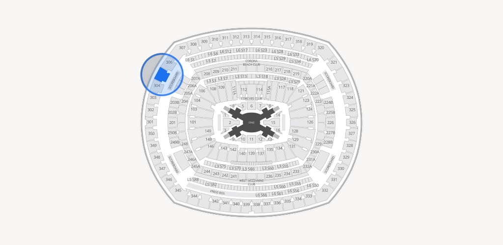 MetLife Stadium Seating Chart