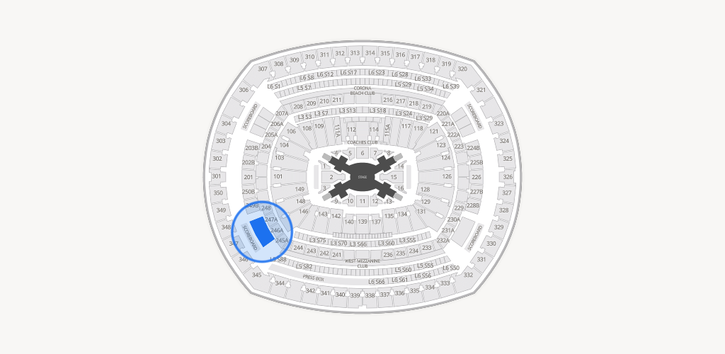 MetLife Stadium Seating Chart